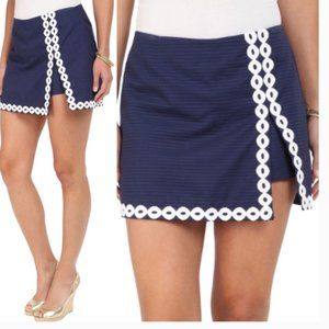 Lilly Pulitzer Lenore Skort Navy NWT